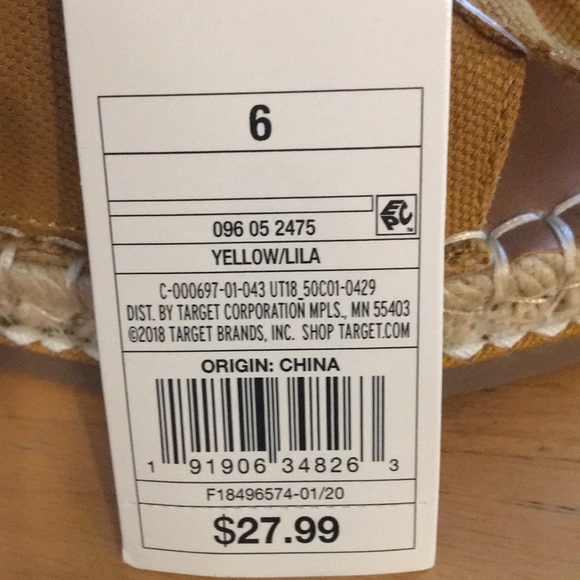 Knot Bow Slides. Golden Yellow - Picture 4 of 7